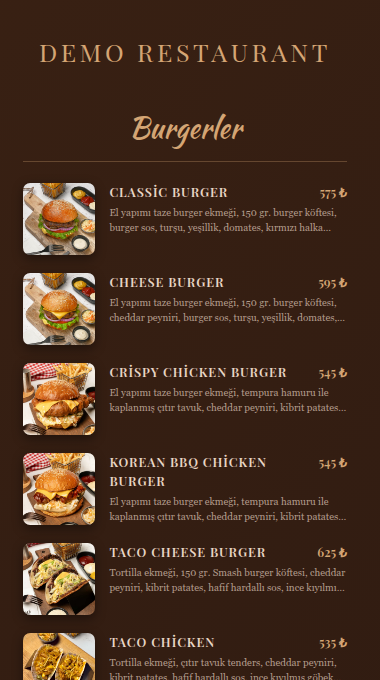 HTML Template